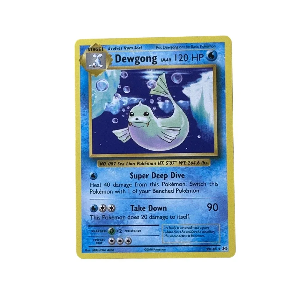 Dewgong 29/108‎ Rare Pokemon Card Evolutions 2016